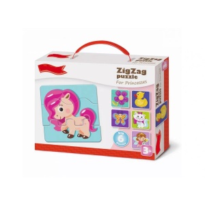 Activity-board, Lernspiel, ZickZack-Puzzle - Princess Dreams Multicolor, Activity-board - Lernspiel, ZickZack-Puzzle Princess Dreams, One Size, Multicolor