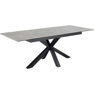 undefined, Tisch ausziehbar HEAVEN 168-210x90x76cm grau, Tisch ausziehbar HEAVEN 168-210x90x76cm grau