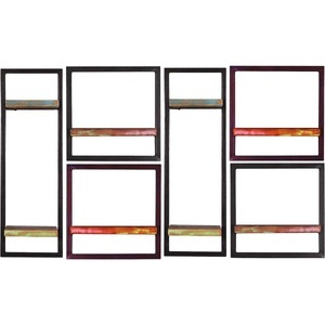 mutoni sweet home, Wandregal River bunt 135x25x75 (6-tlg), Wandregal River bunt 135x25x75 (6-tlg)