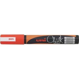 UNI, Uni Kreidemarker CHALK 1.8-2.5, uni-ball Chalk Marker, 1.8-2,5mm, orange, PWE5MF.ORANG
