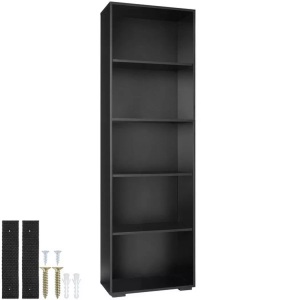 TecTake, Bücherregal Lexi 5 Fächer Bücherregal Lexi 5 Fächer