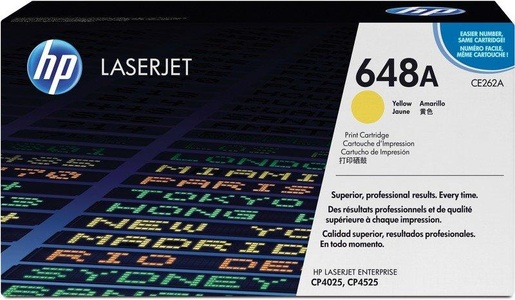 Hp, HP Ce262A gelb Toner, Hewlett Packard Toner, gelb, No.648A, CE262A, (11'000 Seiten)