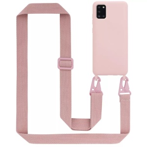 Cadorabo, Handy Kette für Samsung Galaxy A31 Silikon Schutzhülle, Cadorabo - Handy Kette für Samsung Galaxy A31 Silikon Schutzhülle, Rosa