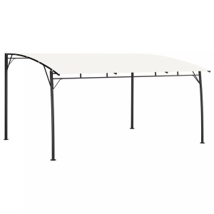 vidaXL, vidaXL Garten-Sonnenschutz 4x3x2,55 m Cremeweiß, vidaXL Garten-Sonnenschutz 4x3x2,55 m Cremeweiß