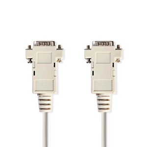 Nedis, VGA-Kabel | VGA-Stecker | VGA-Stecker | Vernickelt | Maximale Auflösung: 1024x768 | 2,00m | Rund | ABS | Elfenbein | Etikett, Nedis - VGA-Kabel | VGA-Stecker Vernickelt Maximale Auflösung: 1024x768 2,00m Rund ABS Elfenbein Etikett, One Size