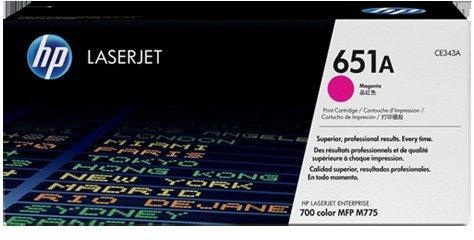 Hp, Original Tonerpatrone magenta HP No. 651A,CE343A, Hewlett Packard Toner, rot, No.651A, CE343A