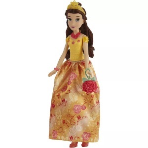 DISNEY PRINCESS, Disney Prinzessin Überraschungsstyles Belle, Hasbro - Disney Princess Überraschungsstyles Belle Modepuppe, One Size, Gelb Bunt