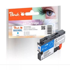 Peach, Peach Tintenpatrone cyan XL, kompatibel zu Brother LC-3239XLC, Peach Tinte Brother LC-3239XL Cyan