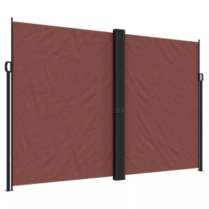 vidaXL, vidaXL Seitenmarkise Ausziehbar Braun 220x600 cm, vidaXL Seitenmarkise Ausziehbar Braun 220x600 cm