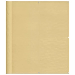 vidaXL, vidaXL Balkon-Sichtschutz Sandfarben 120x700 cm 100% Polyester-Oxford, vidaXL Balkon-Sichtschutz Sandfarben 120x700 cm 100% Polyester-Oxford