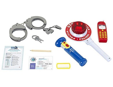 undefined, Theo Polizei-Set 10-teilig, Klein-Toys Polizei Set, 10-teilig