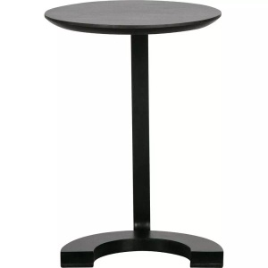 mutoni living, Beistelltisch Floor Holz Metall schwarz, Beistelltisch Floor Holz Metall schwarz