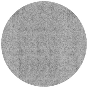 vidaXL, vidaXL Shaggy-Teppich PAMPLONA Hochflor Modern Grau Ø 120 cm