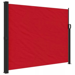 vidaXL, vidaXL Seitenmarkise Ausziehbar Rot 160x600 cm, vidaXL Seitenmarkise Ausziehbar Rot 160x600 cm