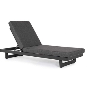 mutoni lifestyle, Garten Einzeliegestuhl Infinity anthrazit, Sonnenliege Infinity