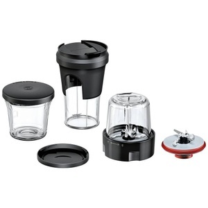 Bosch, Bosch Muz9Tm1 - Zerkleinerer-Aufsätze (Transparent/Schwarz), Bosch MUZ9TM1 Tasty Moments Multi-Mixer ? Küchenmaschine Zubehör