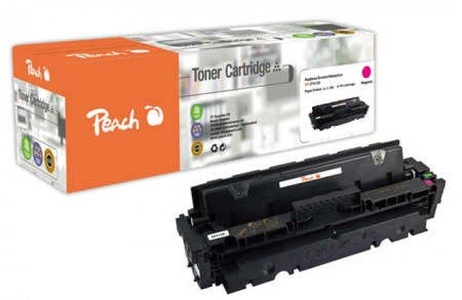 Peach, Peach Tonermodul magenta kompatibel zu HP 410A, CF413A, Peach HP 410 AM Toner ma ersetzt HP No. 410A M, CF413A für z.B. HP Color LaserJet Pro MFP M 477 fnw, HP Color LaserJet Pro MFP M 477 fdw
