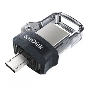 SanDisk, SanDisk Ultra USB m3.0 Dual Drive 32Gb 3.0, Sandisk Ultra Android Dual USB, 32GB, black/silver, SDDD2-032G-GAM46