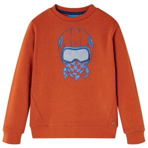 vidaXL, vidaXL Kinder-Sweatshirt Rostbraun 104, vidaXL Kinder-Sweatshirt Rostbraun 104