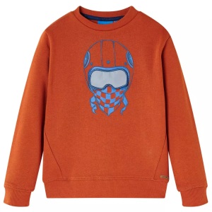 vidaXL, vidaXL Kinder-Sweatshirt Rostbraun 104, vidaXL Kinder-Sweatshirt Rostbraun 104