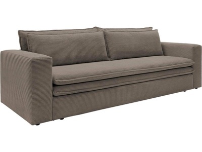 Vente-unique, Sofa 3-Sitzer - Mit Schlaffunktion - Cord - Taupe - TILIA Sofa 3-Sitzer - Mit Schlaffunktion - Cord - Taupe - TILIA, Vente-unique - Sofa 3-Sitzer - Mit Schlaffunktion - Cord - Taupe - TILIA, One Size