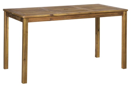 mutoni budget, Gartentisch Akazie natur 135x80x74, Gartentisch Akazie natur 135x80x74