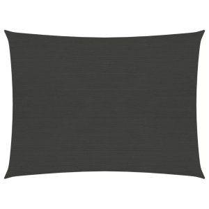 vidaXL, vidaXL Sonnensegel 160 g/m² Anthrazit 2x2,5 m HDPE, vidaXL Sonnensegel 160 g/m² Anthrazit 2x2,5 m HDPE