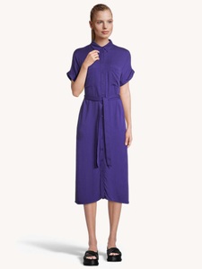 TAMARIS, Tamaris Hemdblusenkleid, (Set, 2 tlg., mit Bindegürtel), mit Bindegürtel - NEUE KOLLEKTION, Tamaris Sommerkleid »KleiderAOMORI«