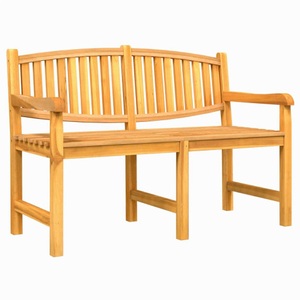 vidaXL, vidaXL Gartenbank 149,5x60x90 cm Massivholz Teak