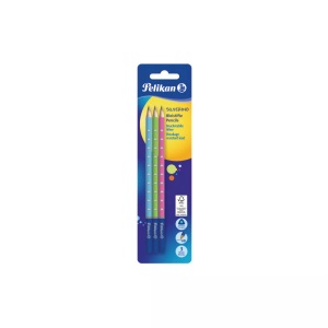 Pelikan, Pelikan Bleistift Silverino HB, Dreikant, Pelikan Bleistift Silverino, 811149, (3 Farben)