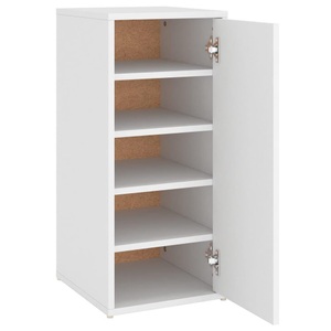 vidaXL, vidaXL Schuhschrank Weiß 32x35x70 cm Spanplatte