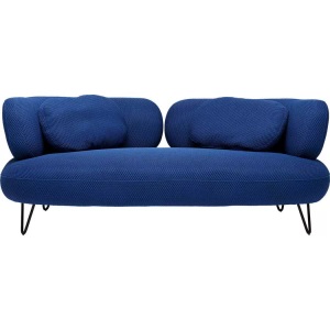 Kare Design, Sofa Peppo 2-Sitzer blau, Sofa Peppo 2-Sitzer blau