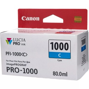 Canon, Canon Pfi-1000 cyan Tintenpatrone, Canon PFI-1000C Original Tintenpatrone Cyan