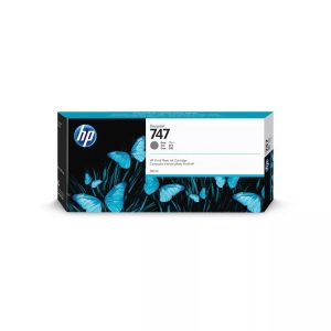 Hp, HP 747 Grau DesignJet Tintenpatrone, 300 ml, Hewlett Packard Tintenpatrone, gray, 747, P2V86A, (300ml)