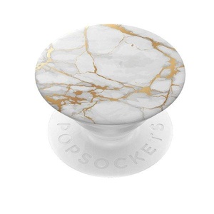 POPSOCKETS, POPSOCKETS Gold Lutz Marble - Handy Griff und Ständer (Mehrfarbig), POPSOCKETS - Gold Lutz Marble PopGrip Handy-Griff, Weiss