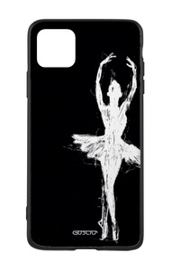 GUSCIO, iPhone 11 - Cover Ballerina, GUSCIO - iPhone 11 Cover Ballerina, Schwarz Bedruckt