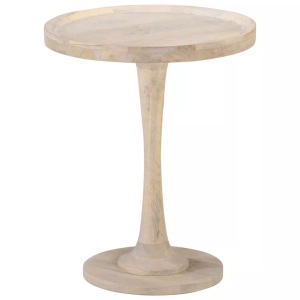 vidaXL, vidaXL Beistelltisch Ø60x75 cm Mango Massivholz, vidaXL Beistelltisch Ø60x75 cm Mango Massivholz