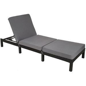 TecTake, Polyrattan Sonnenliege Sofia Polyrattan Sonnenliege Sofia, 