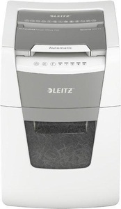 Leitz, LEITZ Aktenvernichter IQ AF 8011-20-00 Small Office 100. P-4. 34lt, Leitz Aktenvernichter IQ AUTO, 34lt, Partikelschnitt, 28mm x 4mm, 8011-20-00