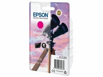 Epson, Original Tintenpatrone magenta Epson No. 502, T02V340, Epson Tintenpatrone, rot, T02V340, (160 Seiten)