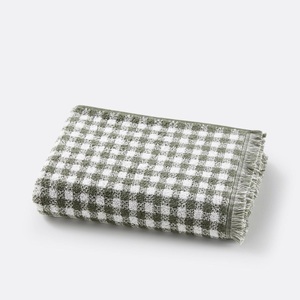 LA REDOUTE INTERIEURS, Maxi-Badetuch Dinan mit Vichy-Karo Maxi-Badetuch Dinan mit Vichy-Karo