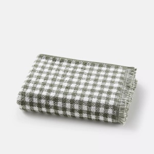 LA REDOUTE INTERIEURS, Maxi-Badetuch Dinan mit Vichy-Karo Maxi-Badetuch Dinan mit Vichy-Karo