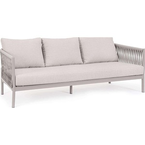 mutoni lifestyle, Gartensofa Florencia 3-Sitzer hellgrau, Gartensofa Florencia 3-Sitzer hellgrau