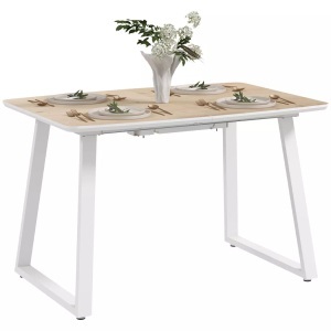 HOMCOM, HOMCOM - Esstisch, One Size, Eiche, HOMCOM - Esstisch, One Size, Eiche
