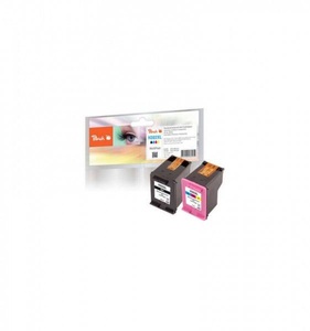 Peach, Peach Spar Pack Druckköpfe kompatibel zu HP No. 302XL, F6U68A, F6U67A, Peach HP 302 XL 2 Druckköpfe XL (bk, col) ersetzt HP No. 302XL, F6U68AE, F6U67AE für z.B. HP Envy 4524 e-All-in-One, HP OfficeJet 3830, HP DeskJet 3632