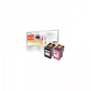 Peach, Peach Spar Pack Druckköpfe kompatibel zu HP No. 302XL, F6U68A, F6U67A, Peach HP 302 XL 2 Druckköpfe XL (bk, col) ersetzt HP No. 302XL, F6U68AE, F6U67AE für z.B. HP Envy 4524 e-All-in-One, HP OfficeJet 3830, HP DeskJet 3632