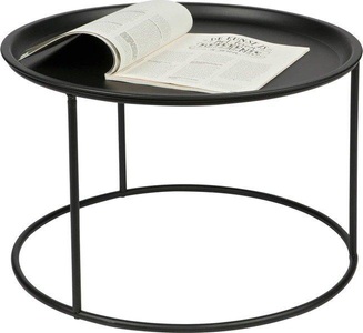 mutoni casual, Beistelltisch Ivar Schwarz 56x56, Beistelltisch Ivar Schwarz 56x56