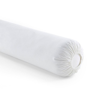 LA REDOUTE INTERIEURS, Schonbezug für Nackenrolle, undurchlässiger Jersey, La Redoute Intérieurs - Wasserdichter Nackenrollen-Schonbezug mit Milbenschutz, 90cm, Weiss