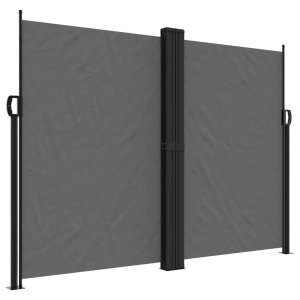 vidaXL, vidaXL Seitenmarkise Ausziehbar Anthrazit 180x600 cm, vidaXL Seitenmarkise Ausziehbar Anthrazit 180x600 cm