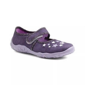 Superfit, Superfit Hausschuh »BONNY WMS: Mittel«, mit Klettverschluss, Superfit Hausschuh »BONNY WMS: Mittel«, mit Klettverschluss